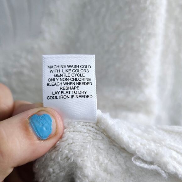 Sugar Moon Wool Blend Quarter Zip Sweater Size L – Cozy, Minimalist, Winter - Picture 6 of 6